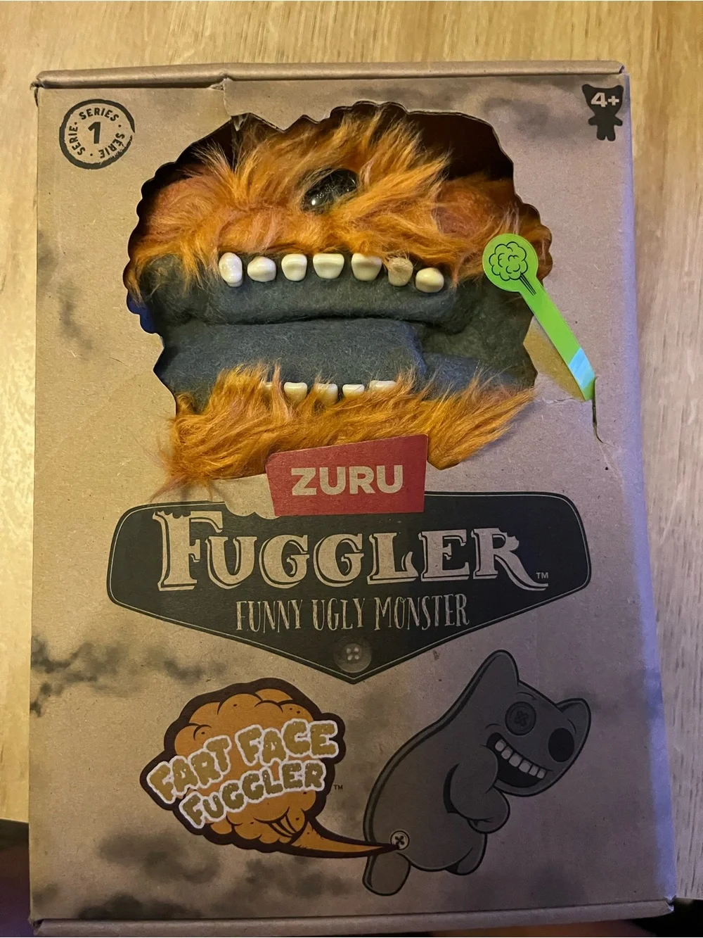ZURU Fuggler Funny Ugly Monster Plush - Orange and Gray